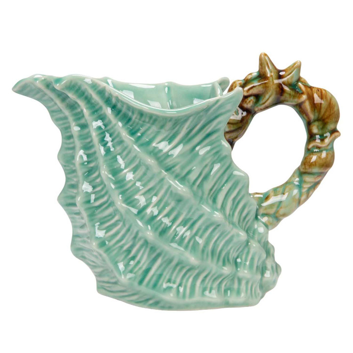 Blue Conch Stoneware Pitcher