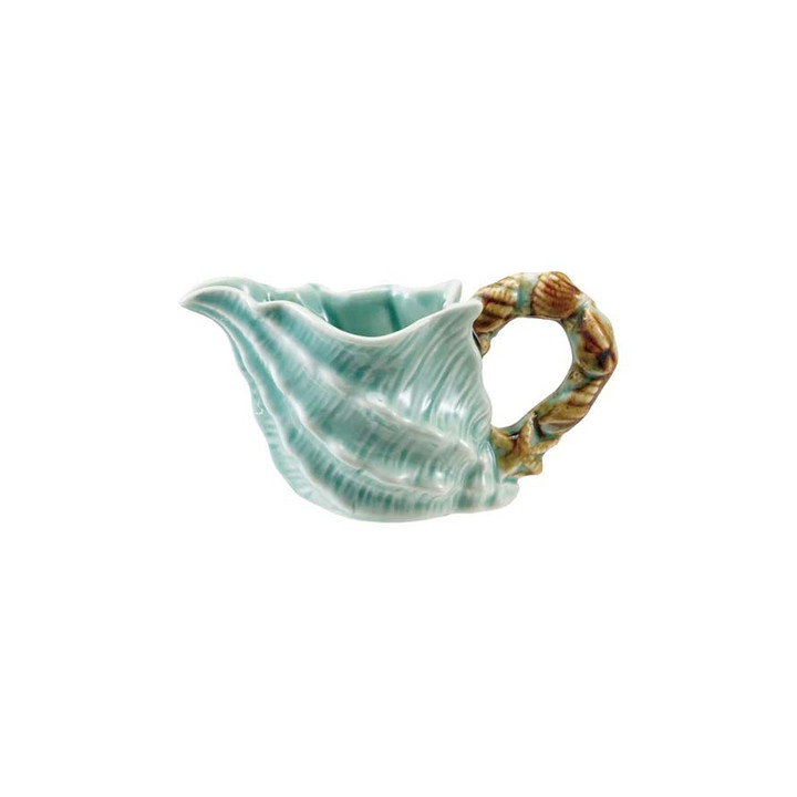 Blue Conch Stoneware Creamer