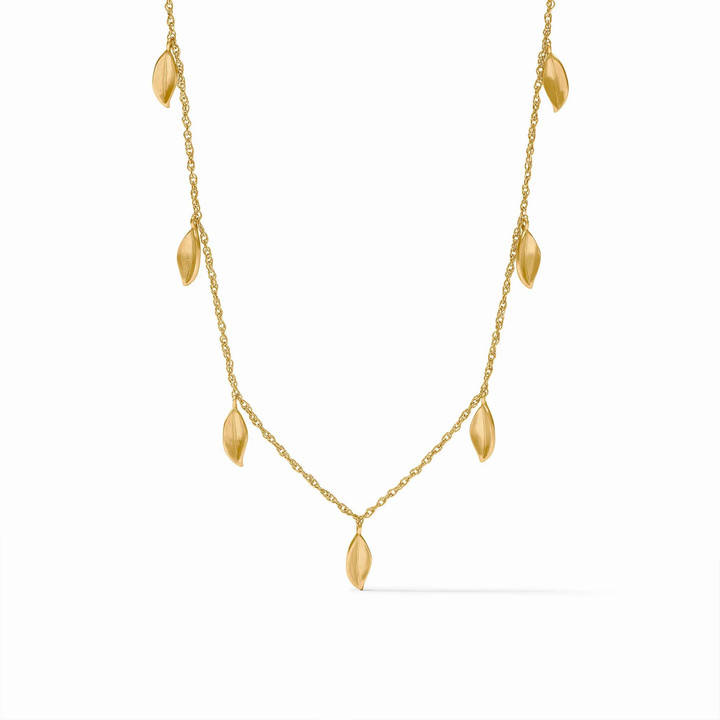 Willow Delicate Gold Charm Necklace