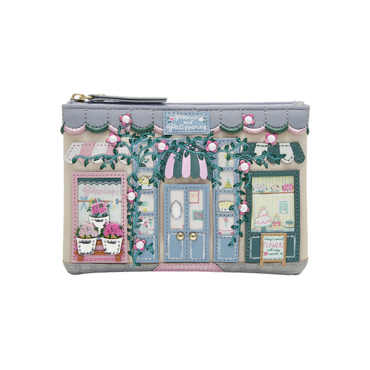 Posies & Patisseries Zipper Coin Purse