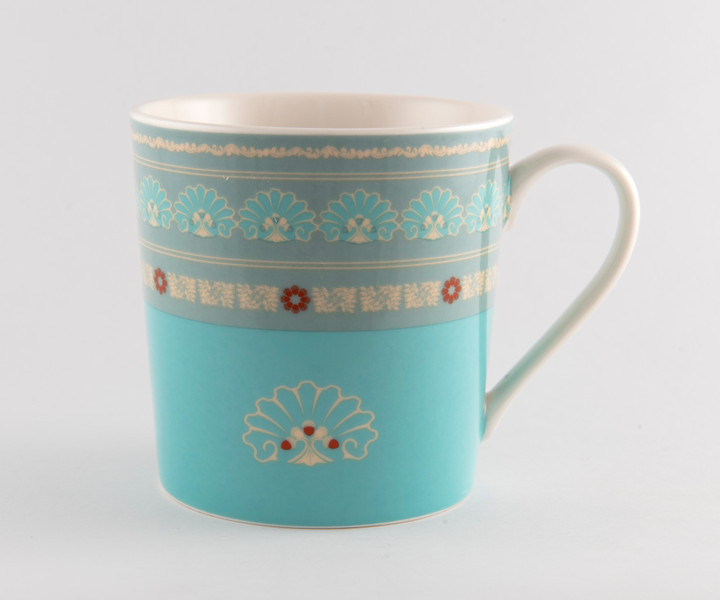 The Breakers Blue Shell Mosaic Bone China Mug