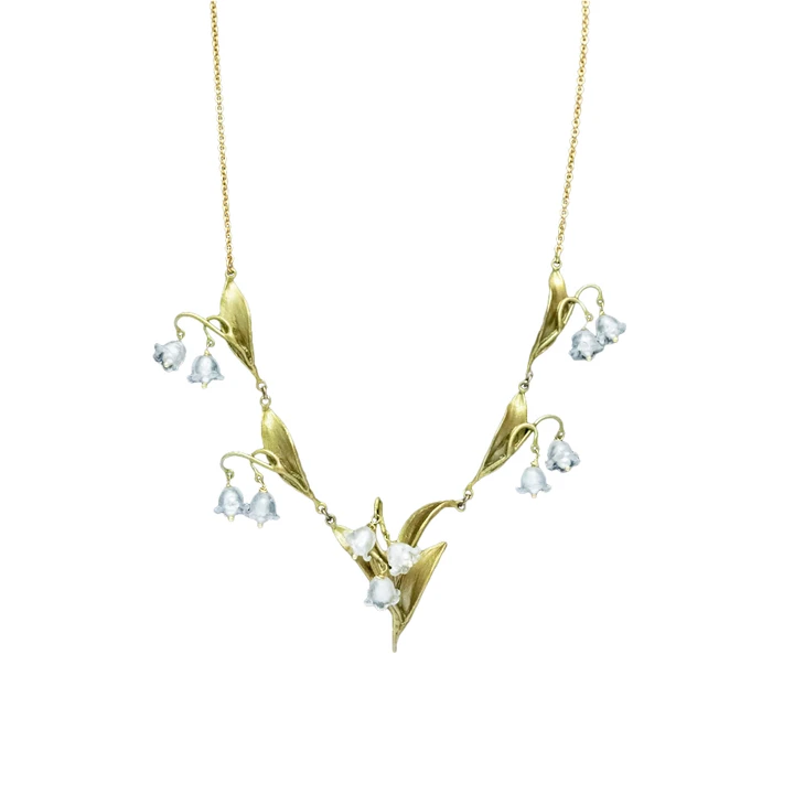 White Lily of the Valley Necklace