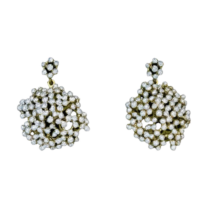 Queen Anne's Lace Statement Earrings