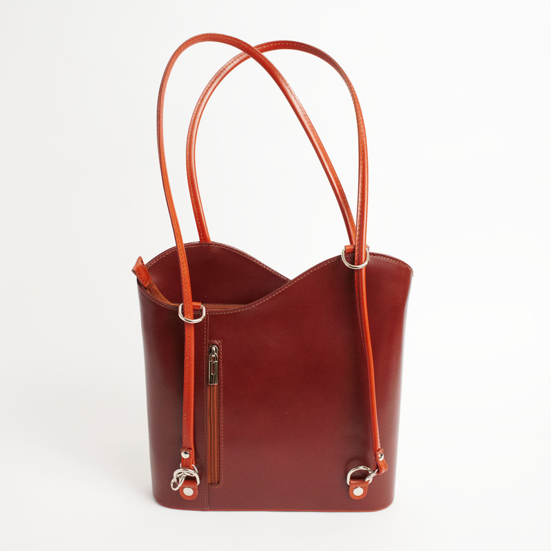 Made In Italy Leather Backpack, Handbags