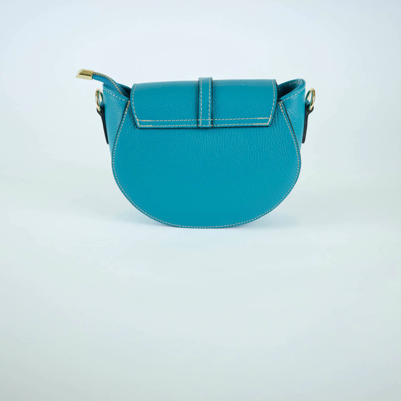 Magnifique Women's Hand/Sling/Side Bag/purse Polyurethane Western (Turquoise )