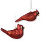 Glitter Red Cardinal Ornament