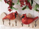 Glitter Red Cardinal Ornament