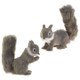 Plush Squirrel Ornament