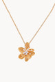 Lotus Gold Necklace