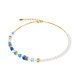 Precious Pearl & Lapis Lazuli Fusion GeoCUBE Necklace