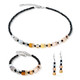 Tri-Color Precious Nature GeoCUBE Bracelet