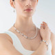 Silver Pearl Precious Fusion GeoCUBE Bracelet