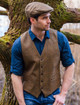 Trinity Tweed Flat Cap - Brown