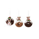 Felt Mouse on Doughnut Ornament