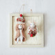 Mouse with Cake Felt Ornament