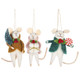 Holiday Mouse Felt Ornament