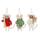Winter Sport Mouse Felt Ornament