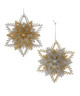 Gold & Silver Snowflake Acrylic Ornaments