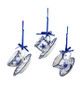 Blue & White Teacup Porcelain Ornament