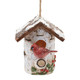 Birch Cardinal Birdhouse Ornament