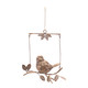 Gold Bird on Branch Ornament