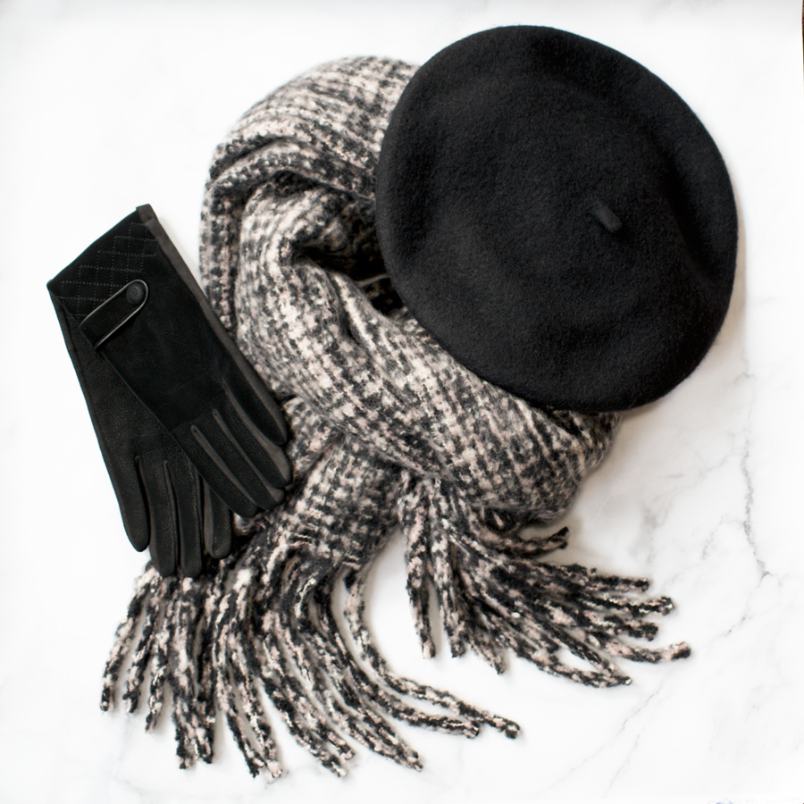 Classic Beret Fall Winter Accessory, Paris, France Beret Hat, Wool Tam,Black OS 61HujOY9JbL._AC_UY1000_.jpg main image 2