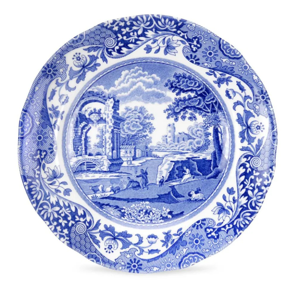 spode スポード ブルーイタリアン ボーンチャイナ バタフライジャム