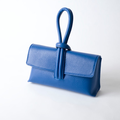 Royal Blue Leather 3 Bag Set