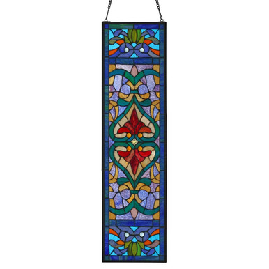 Lani Victorian Stained Glass Window Panel
