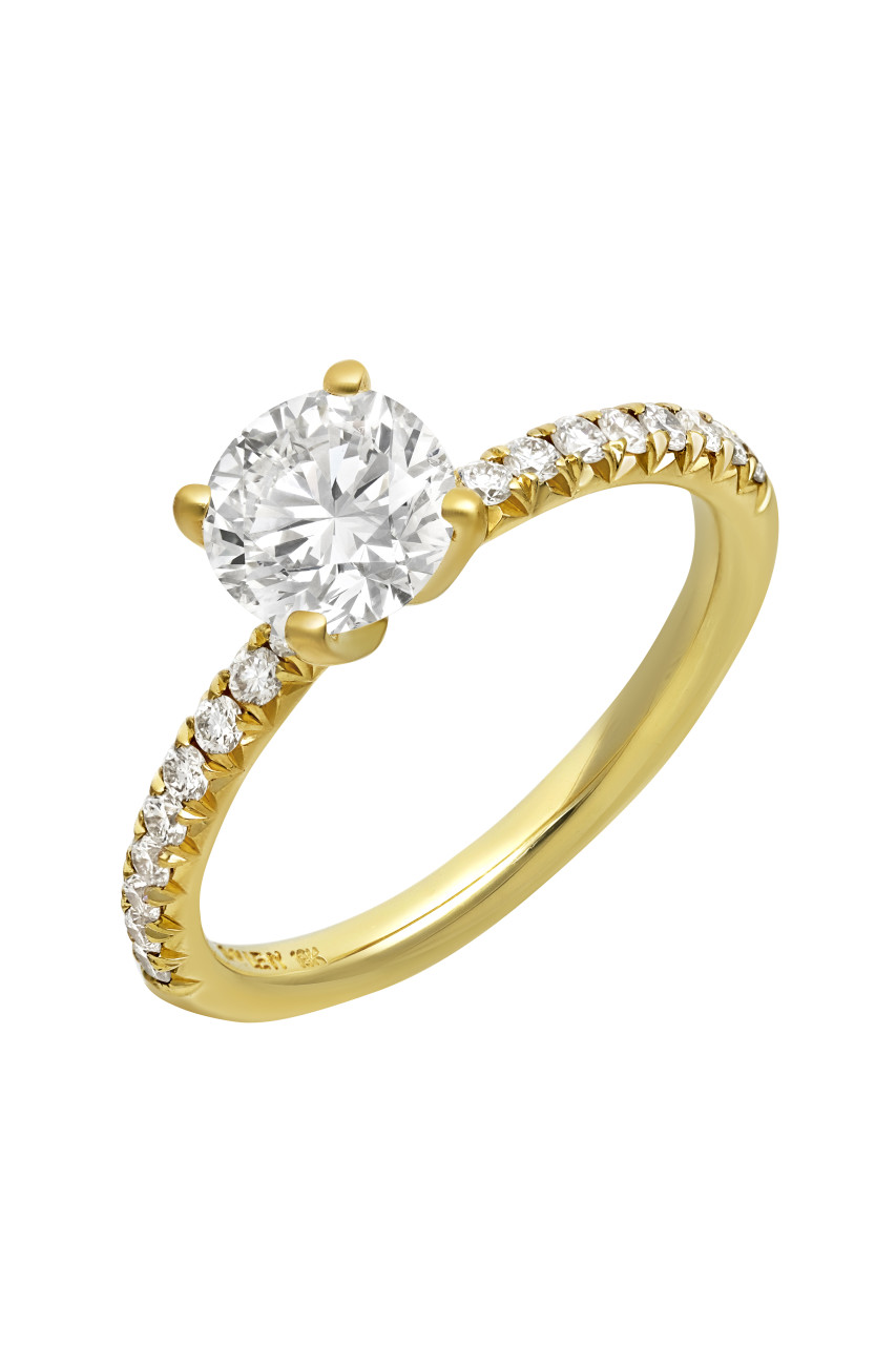 SOLITAIRE DIAMOND BAND RING — free download