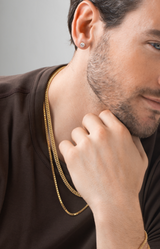 14K Yellow Gold Men's Chains Necklace 14K Yellow Gold Men's Chains Necklace
