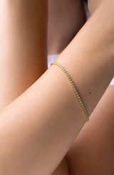 18K Yellow Gold Diamond Audrey Glamour Stretch Bracelet 18K Yellow Gold Diamond Audrey Glamour Stretch Bracelet