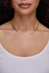 14K Yellow Gold Bony Levy Flat Chain Necklace
