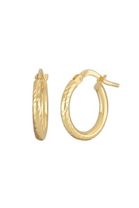 14K Yellow Gold Bony Levy Small Everyday Hoop Earrings  14K Yellow Gold Bony Levy Small Everyday Hoop Earrings