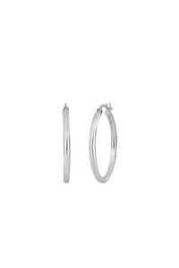 14K White Gold Bony Levy Large Hoop Earrings 14K White Gold Bony Levy Large Hoop Earrings