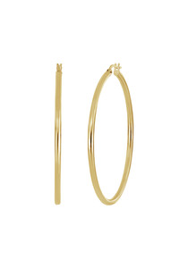 14K Yellow Gold Bony Levy Oversized Hoop Earrings 14K Yellow Gold Bony Levy Oversized Hoop Earrings