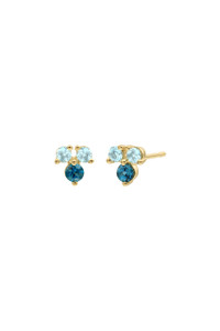 14K Yellow Gold Bony Levy Color Stud Earrings 14K Yellow Gold Bony Levy Color Stud Earrings