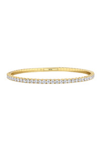18K Yellow Gold Diamond Audrey Premium Flexible Bracelet 18K Yellow Gold Diamond Audrey Premium Flexible Bracelet