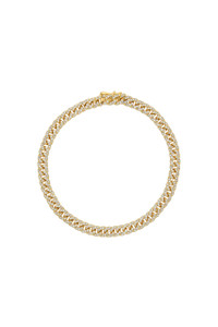 18K Yellow Gold Diamond Tennis Bracelet 18K Yellow Gold Diamond Tennis Bracelet