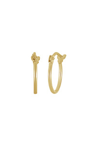 14K Yellow Gold Bony Levy Mini Hoop Earrings 14K Yellow Gold Bony Levy Mini Hoop Earrings