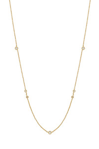 18K Yellow Gold Diamond-by-the-Yard Mykonos Necklace 18K Yellow Gold Diamond-by-the-Yard Mykonos Necklace