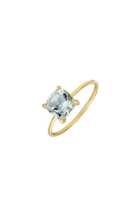 14K Yellow Gold Prasiolite Bony Levy Color Statement Ring 14K Yellow Gold Prasiolite Bony Levy Color Statement Ring