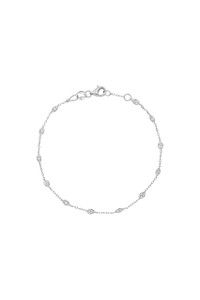 18K White Gold Diamond Getty Station Bracelet 18K White Gold Diamond Getty Station Bracelet