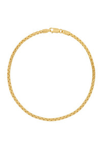 14K Yellow Gold Men's Rounded Box Chain Bracelet 14K Yellow Gold Men's Rounded Box Chain Bracelet