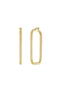 14K Yellow Gold Bony Levy Oversized Square Hoop Earrings 14K Yellow Gold Bony Levy Oversized Square Hoop Earrings