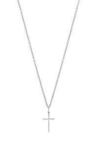 18K White Gold Diamond Bony Levy Cross Pendant Necklace 18K White Gold Diamond Bony Levy Cross Pendant Necklace