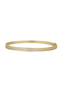 18K Yellow Gold Diamond Kiera Bangle Bracelet 18K Yellow Gold Diamond Kiera Bangle Bracelet