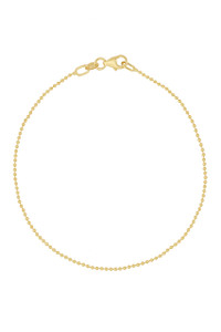 14K Yellow Gold Bony Levy Delicate Chain Anklet 14K Yellow Gold Bony Levy Delicate Chain Anklet