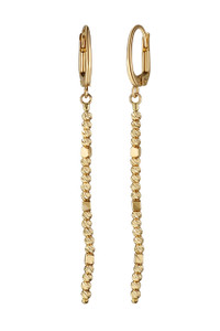 14K Yellow Gold Bony Levy Dangle Bead Chain Drop Earrings 14K Yellow Gold Bony Levy Dangle Bead Chain Drop Earrings