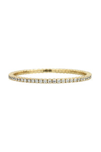18K Yellow Gold Diamond Audrey Glamour Stretch Bracelet 18K Yellow Gold Diamond Audrey Glamour Stretch Bracelet
